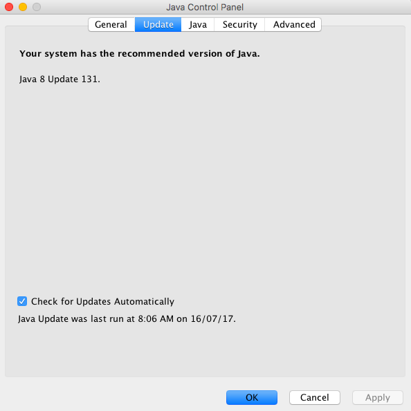Java for mac
